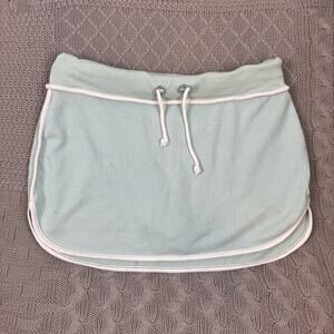 Out From Under Urban Outfitters Green Cotton Bubble Mini Skort Casual ~ M FITS S